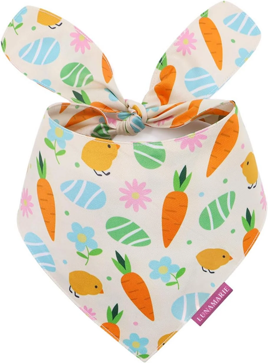 World-Class LunaMarie - Luxury Pet Birthday Bandanas -Premium Silky Specialty
