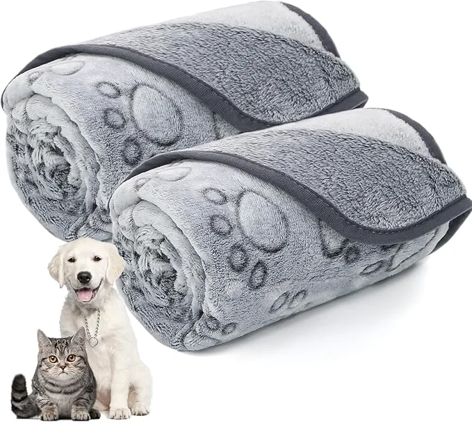 Green LOKOZ Small Dog Blanket for Medium Large Dogs Fleece Puppy Blanket Washable Dog Healthy