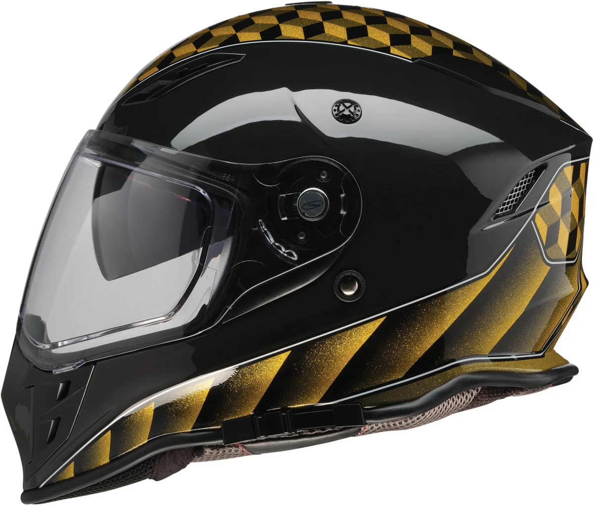 Green Z1R Nemesis Helmet - Thunderbird - Yellow - XL 0101-17111 Original