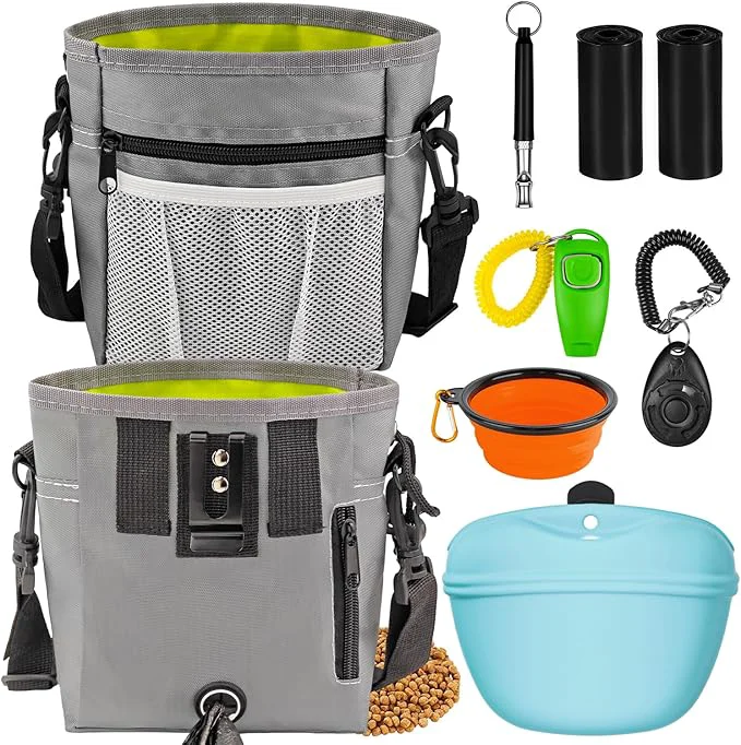 Enhanced JIURUN Dog Treat Pouch for Pet Training Powerful