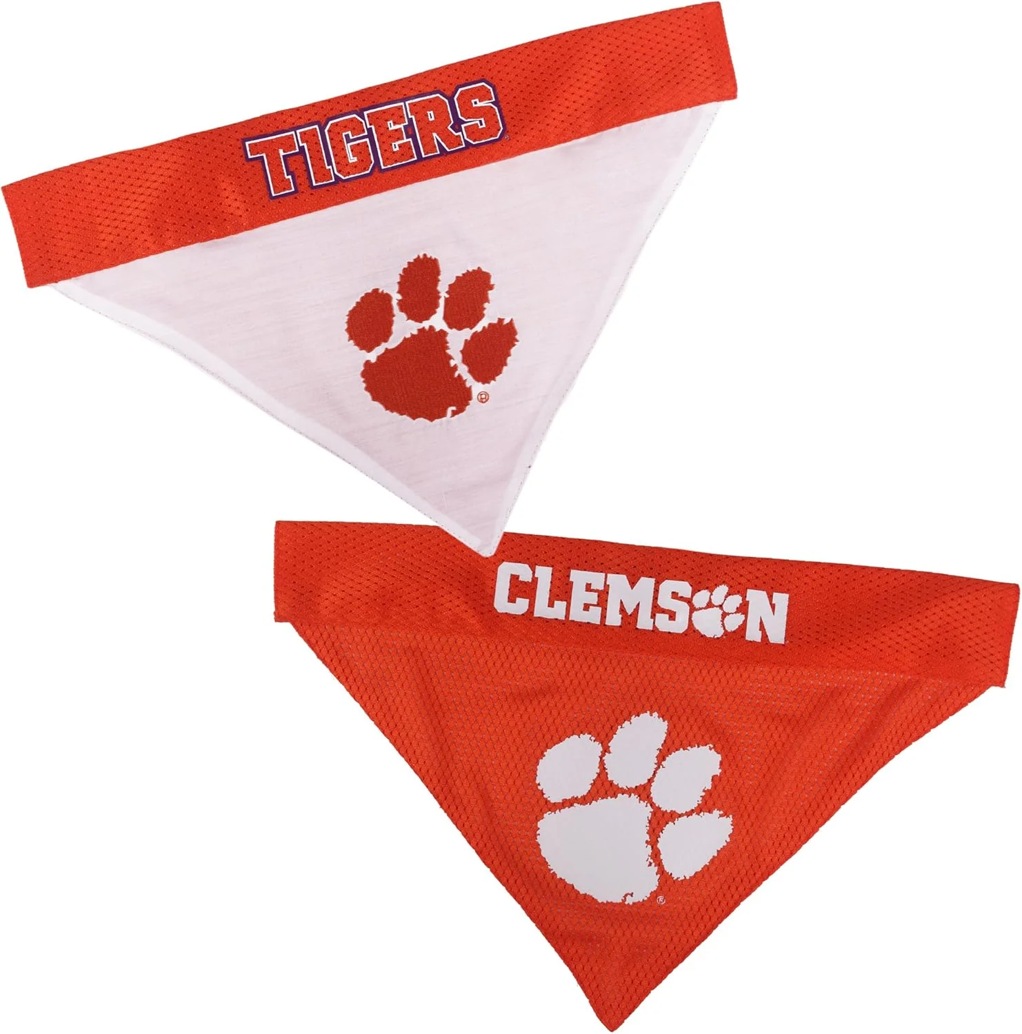 Advanced Pets First Collegiate Pet Accessories Reversible Bandana Clemson Tigers Size XX-Large Comfortable