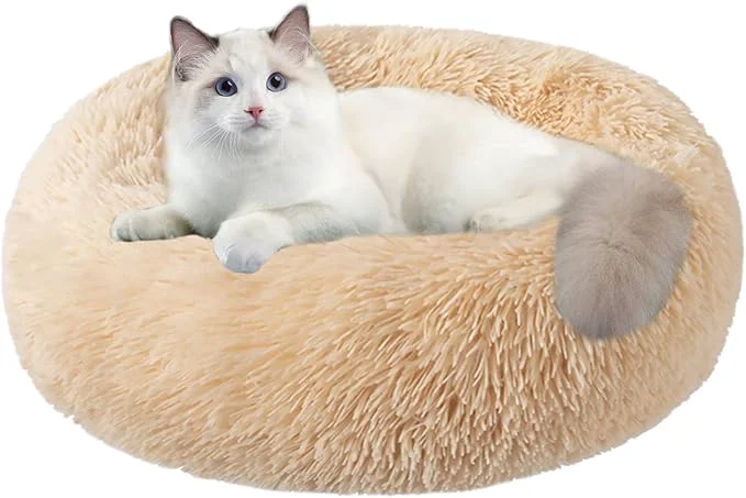 Classic Nisrada Cat Beds for Indoor Cats 20 Inch Dog Bed for Small Melium Large Dogs Minimalist