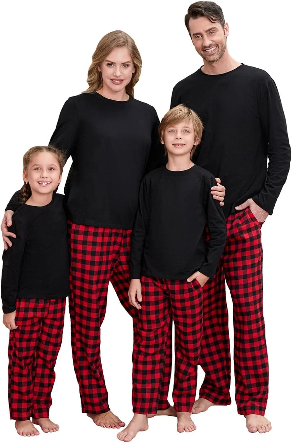 Premium Matching Family Christmas Pajamas Set - Xmas Sleepwear PJs Convenient