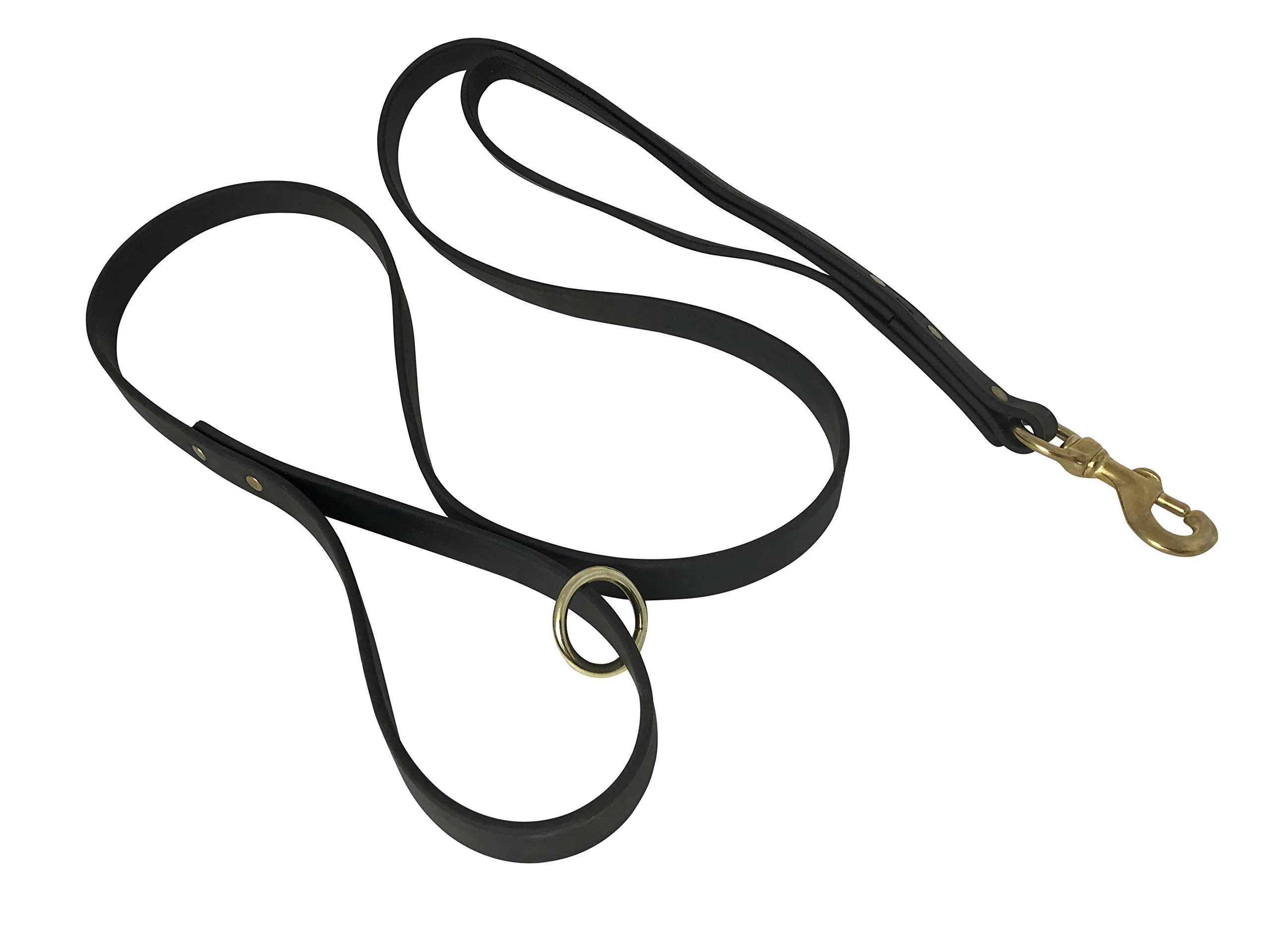 Elite Jim Hodges Dog Training Double-Handle Biothane Leash – USA Made Waterproof Heavy Duty Versatile