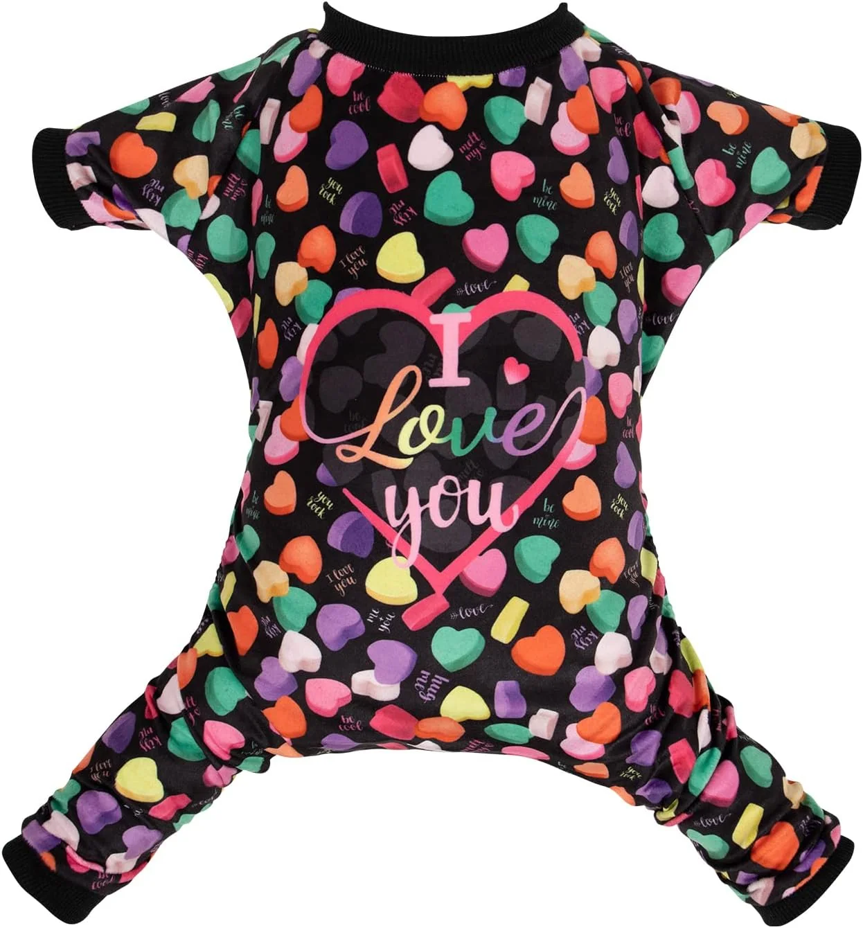 Top-Quality CuteBone Small Dogs Valentines Outfit Soft Puppy Onesies Pjs Dog Pajamas Pet Coat Cat Apparel Comfy Doggie Jumpsuit Bodysuit for All Seasons P272M Fine