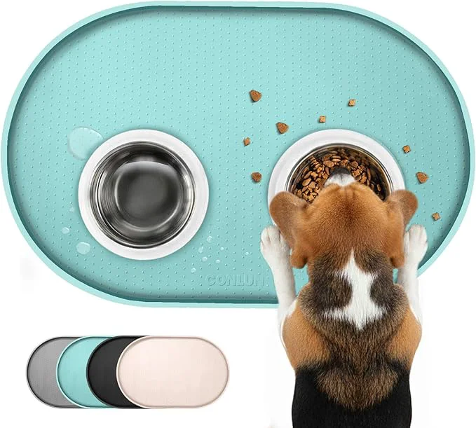 Pure Dog Food Mat 1 2 Inch Raised Edges Cat Feeding Mat Original