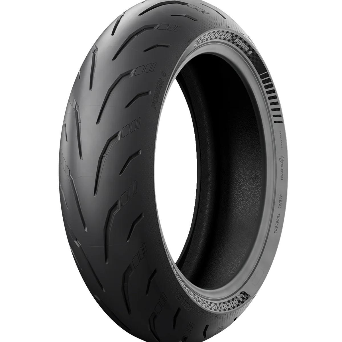 Certified MICHELIN Tire - Power 6 - Rear - 190 55ZR17 - 75W 10946 Safe