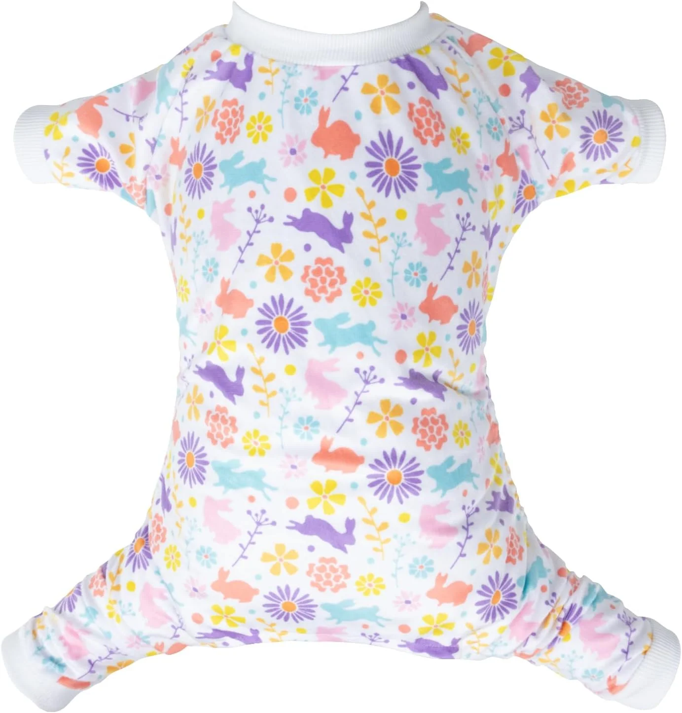 Fine CuteBone Small Dogs Outfit Soft Puppy Onesies Pjs Dog Easter Rabbit Pajamas Pet Coat Cat Apparel Comfy Doggie Jumpsuit Bodysuit for All Seasons P276L High-Performance