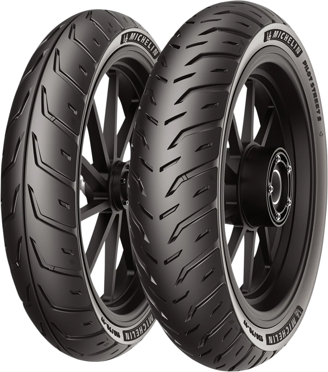 Fine Crafted MICHELIN Tire - Pilot Street 2 - Front - 110 70-17 - 54S 16273 Enhanced