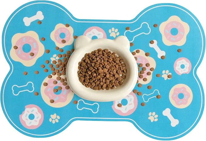 Organic Dog Food Mat 0.15 Thickened Super Absorbent Pet Feeding Mat Outstanding