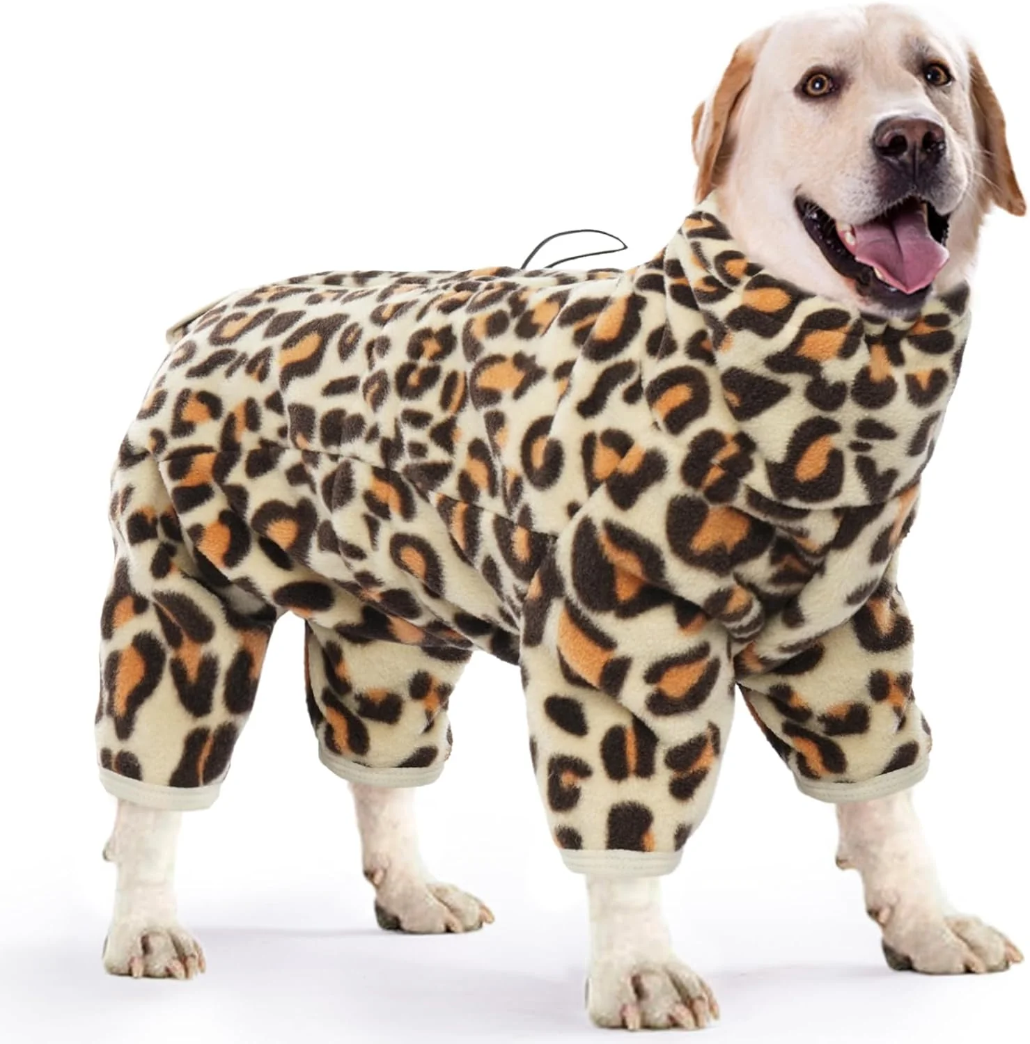 Unique ROZKITCH Dog Winter Coat with Legs Pet Windproof Warm Cold Weather Jacket Vest with Luminous Zipper Jumpsuit Apparel Outfit Clothes for Small Dog Brown 2XS Original Design
