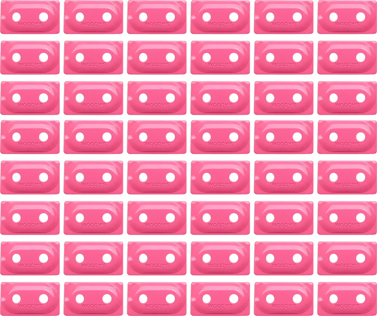 Next-Generation WOODY'S Support Plates - Pink - 48 Pack ADD2-3820-B Healthy