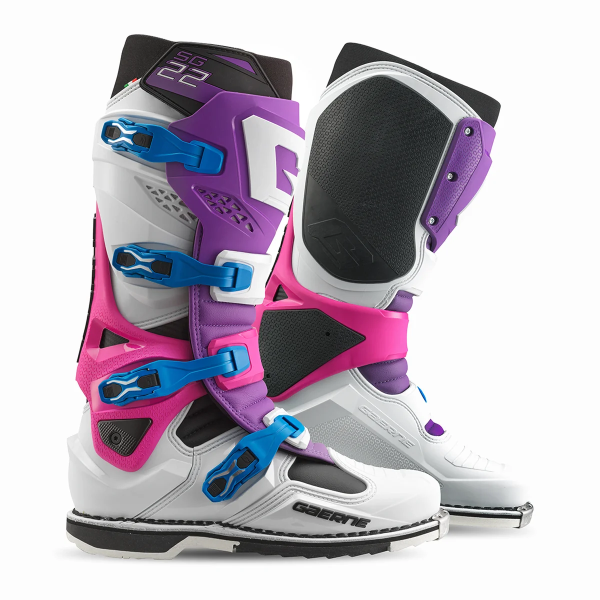 Easy-to-Use GAERNE SG.22 Boots Le Purple White Rhodamine 10 - Part Number 2262-019-44.5 Reliable