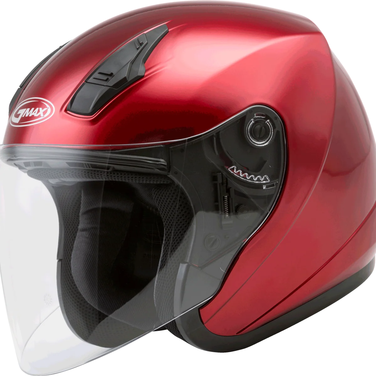 Environmentally Friendly GMAX OF-17 Open Face Helmet Candy Red - G317094N Original