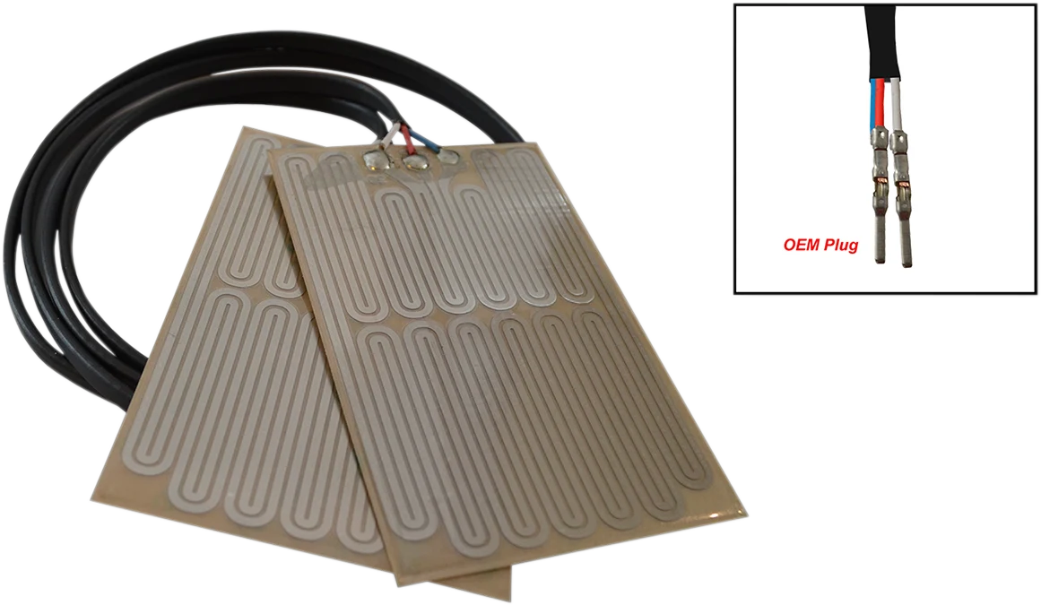 Fast RACE SHOP INC. Grip Heater - Standard - 2-Wire Terminal - Ski Doo GH-17 Contemporary
