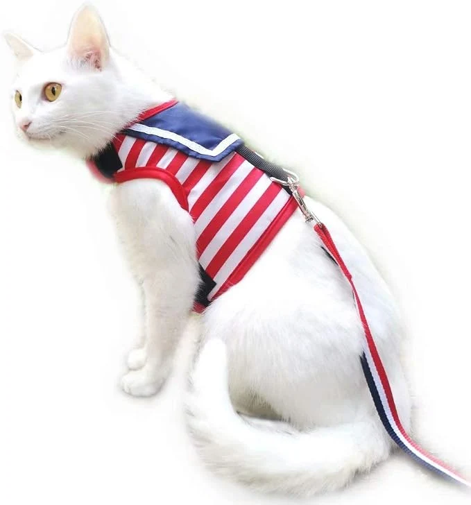 Advanced Cat Harness and Leash for Walking Escape Proof Adjustable Cat Vest Harness Effective