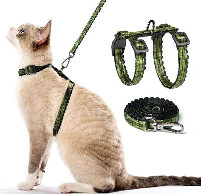 Organic Cat Harness and Leash Set Functional