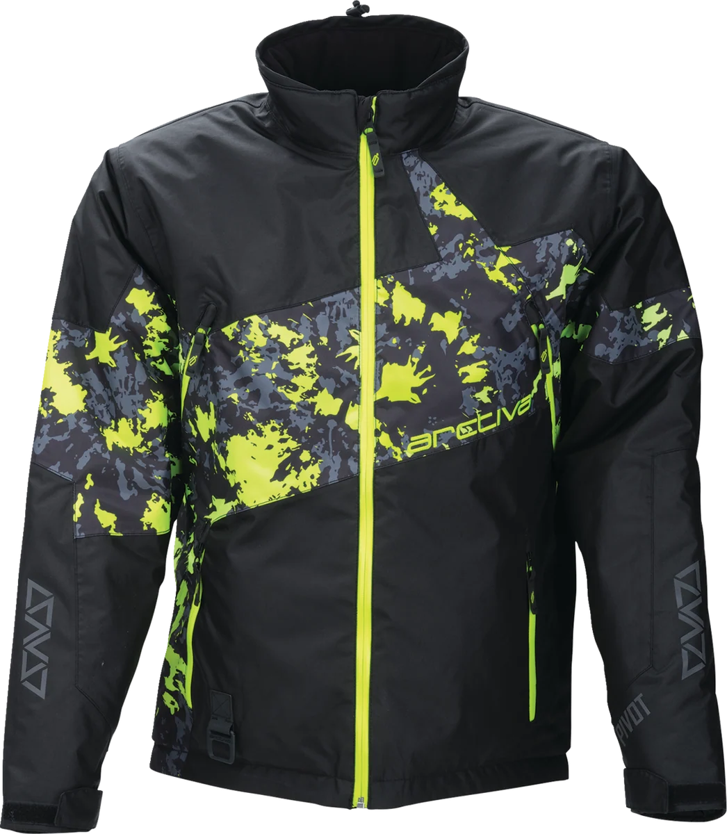 Unique ARCTIVA Pivot 7 Jacket - Camo Black Hi-Vis - Small 3120-2144 High-Performance