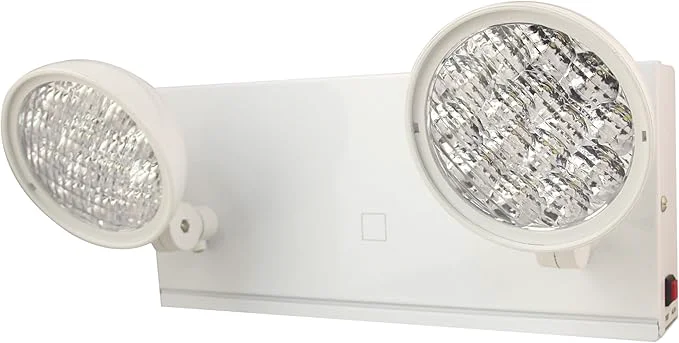Refined TANLUX New York City Emergency Light Emergency Lights with Battery Backup White Steel Housing AC 120 277V Two Heads On Front ShellAbout ThisOverview Healthy