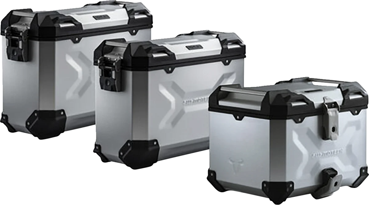 Effective SW-MOTECH Adventure Luggage System - Silver - BMW 1250 GS Adventure '21-'24 ADV.07.664.75300 S Prestigious