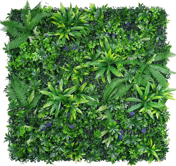Professional 12pcs 20''x20'' Grass Wall Panels Artificial Hedge Panels Greenery Wall UV Protected Faux Grass Backdrop Privacy Fence Screen Greenery Wall for Outdoor Indoor Garden Birthday Wedding DecorAbout ThisOverview Luxury