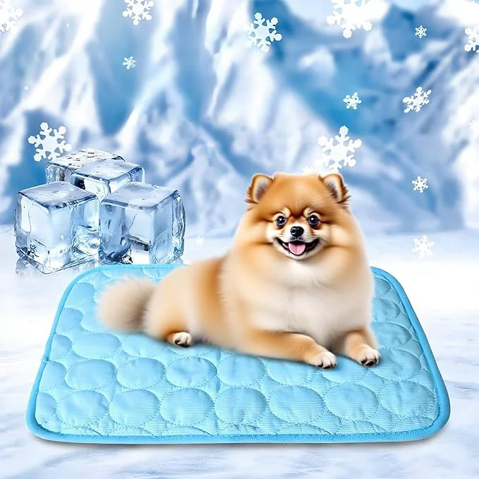Classic Upgraded Dog Cooling Mat Pet Cooling Mats Washable Portable Pet Soft Pad Traditional