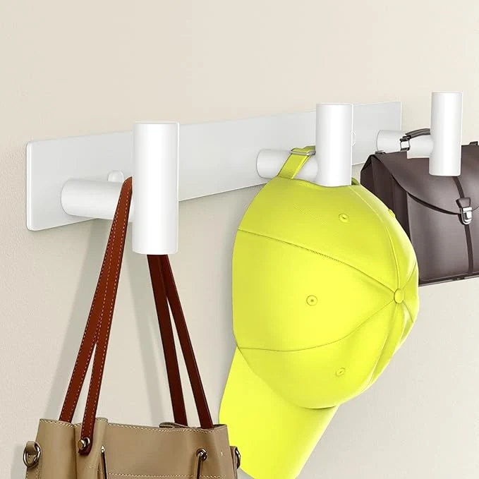Breathable Wall Mounted Coat Rack-3 Hooks Heavy Duty Stainless Steel Wall Hooks for Towel Coat Bag Hat Rack Coat Hanger Coat Hooks Towel Racks for Bathroom Entryway Kitchen Hotel Office White 1 Pack About ThisOverview Healthy