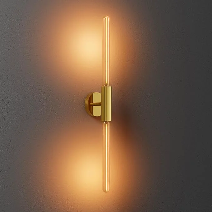 High-Quality ALAMPEVER Wall Sconce with T10 Bulbs Modern Bathroom Wall Sconces Clean Lines Design Dimmable Wall Light for Bedroom Living Room Hallway Entryway Café and BarAbout ThisOverview Advanced