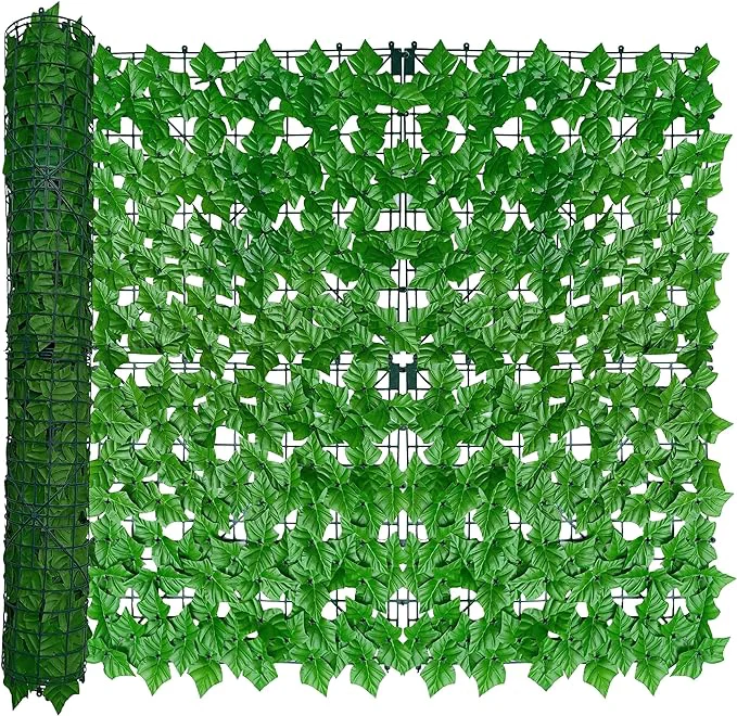 Prestigious Artificial Ivy Privacy Fence Wall Screen 40X120 in UV-Anti Faux Greenery Backdrop Ivy Vine Leaf Hedges Fence Panels for Patio Balcony Garden Backyard Indoor Outdoor Light Green Wall DecorAbout ThisOverview Artisan