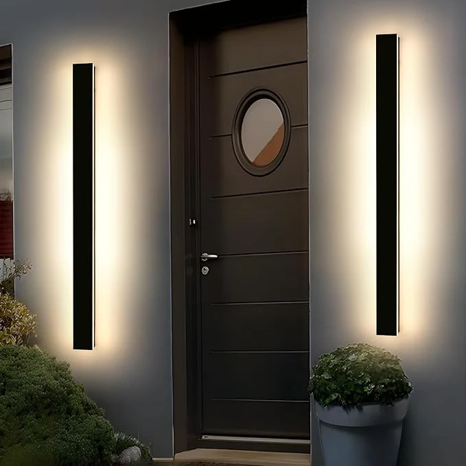 Artisan Mikeru 57inch Long LED Light Fixtures 3000k Exterior Wall Sconces Acrylic Invisible Exterior Wall Light for Porch Modern Outdoor Wall Mount Lighting for House Porch Patio GarageAbout ThisOverview Quality