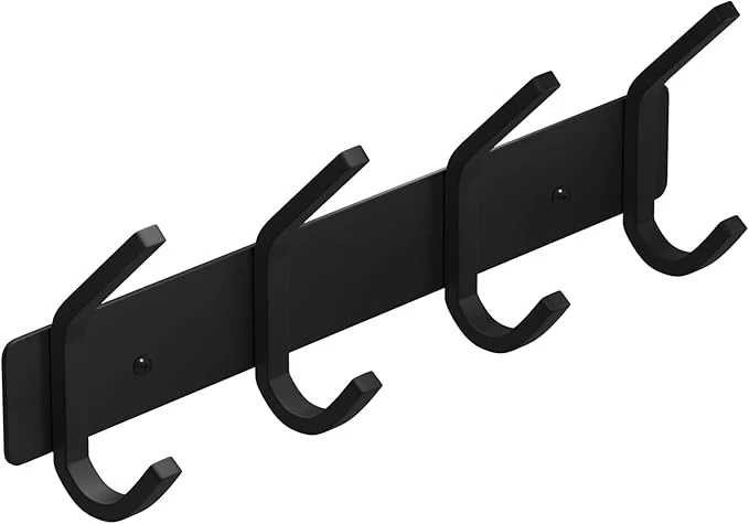 Fine Crafted VAEHOLD Wall Hooks Heavy Duty Aluminum Towel Hooks for Hanging Coat Hat Key Clothes Closet Hook Wall Mount for Kitchen Bathroom Office C Shape Coat 4 Hooks 1 Pack About ThisOverview Organic