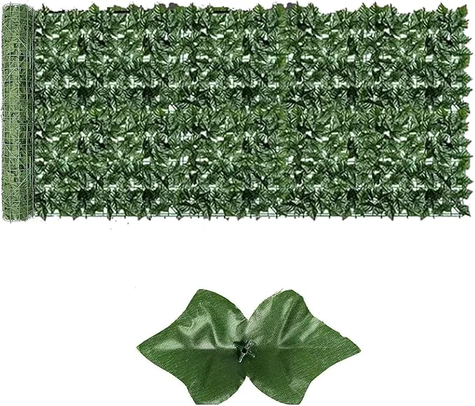 Easy-to-Use Artificial Ivy Privacy Fence Screen 39.4 X 118 UV-Anti Fake Leaves Plant Vine Privacy Hedges Wall for Indoor Outdoor Garden Backyard DecorAbout ThisOverview Classic
