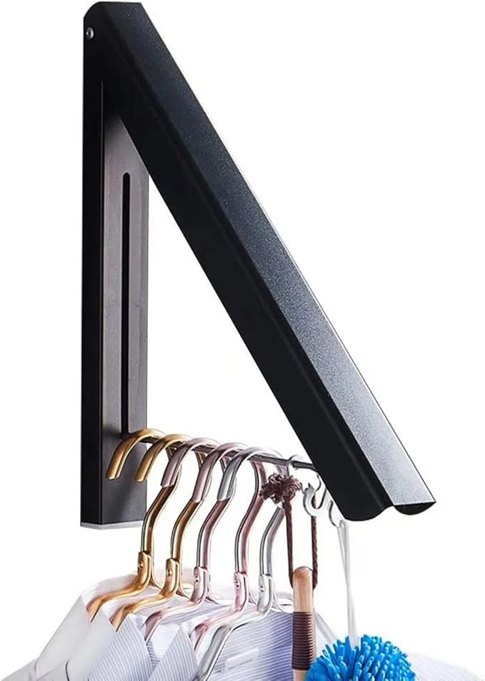 Soft IN VACUUM Clothes Drying Rack Laundry Racks for Drying Clothes Wall Mounted Retractable Clothes Hanger for Laundry Room Garage Indoor Outdoor Use Aluminum 1 Racks Black About ThisOverview World-Class