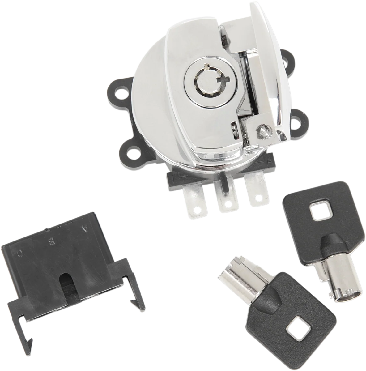 Refined DRAG SPECIALTIES Side Hinge Ignition Switch - Chrome 21-0209 Luxury