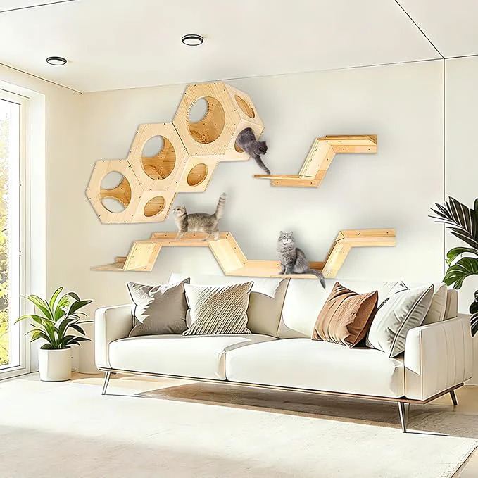 High-Performance Cat Wall Shelves and Furniture Set Proven