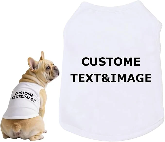 Classic Custom Dog Shirt Personalized Pet Apparel Solid