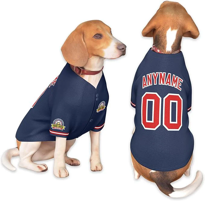 Environmentally Friendly Custom Dog Baseball Jersey Genuine