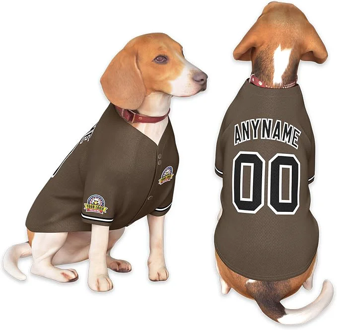 Stylish Custom Dog Baseball Jersey Exclusive