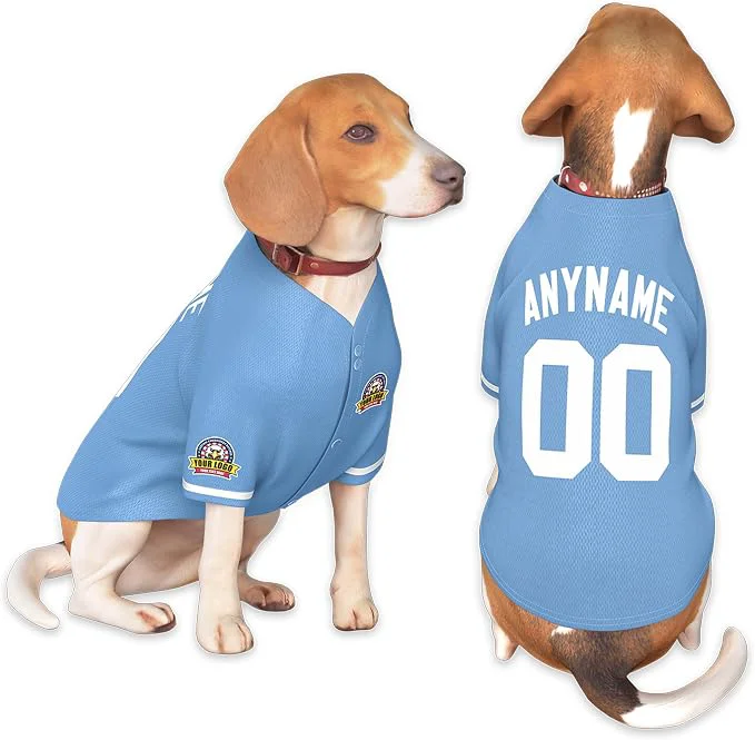 Fine Crafted Custom Dog Baseball Jersey Specialty