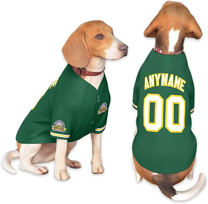 Dependable Custom Dog Baseball Jersey Relaxed
