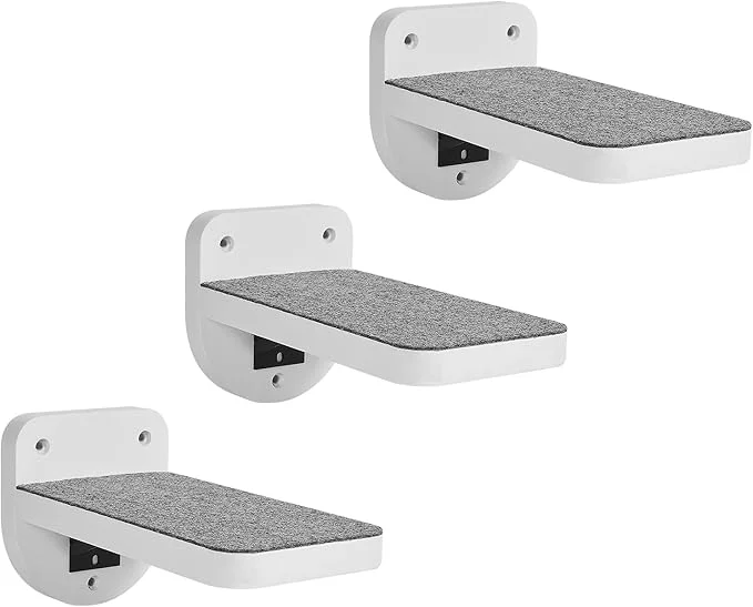 Trusted ESPETS Set of 3 Natural Wood Cat Steps Official