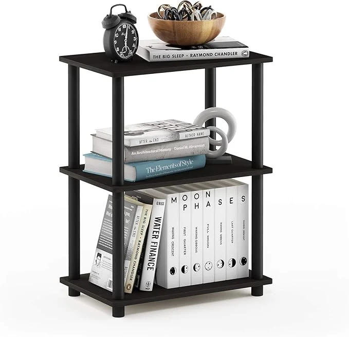 Elegant Furinno Turn-N-Tube No Tool 3-Tier Storage Shelf Narrow Espresso BlackAbout ThisOverview Reliable