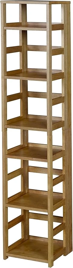 Reliable Niche Flip Flop Square Folding Bookcase 67-inch Medium OakAbout ThisOverview Clean