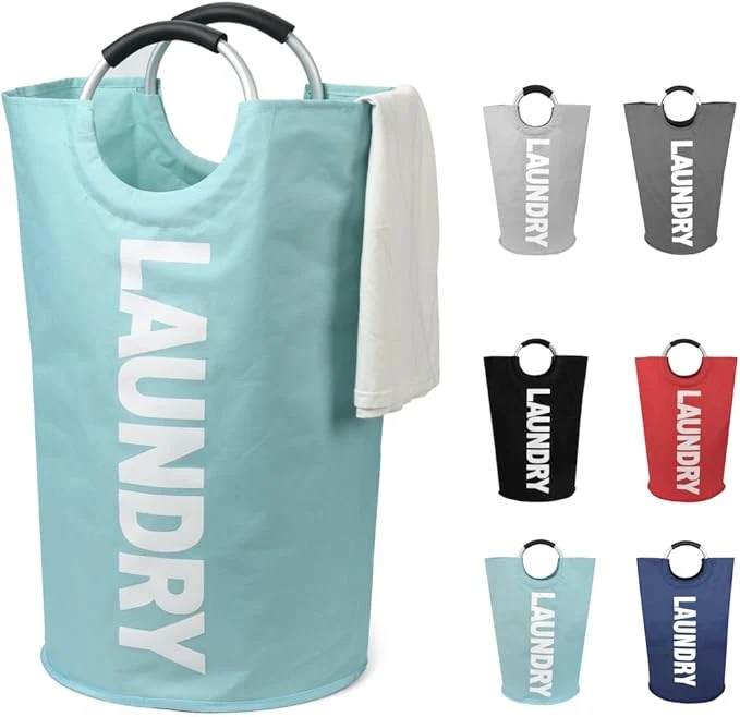 Classic DOKEHOM 125L X-Large Collapsible Washing Laundry Basket Bag 7 Colors for Bedroom Fabric Light Blue XL About ThisOverview Next-Generation