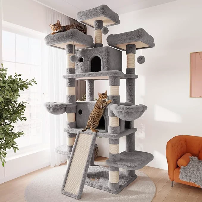 Clean SHA CERLIN 81 Inches Extra Large Cat Tree Verified