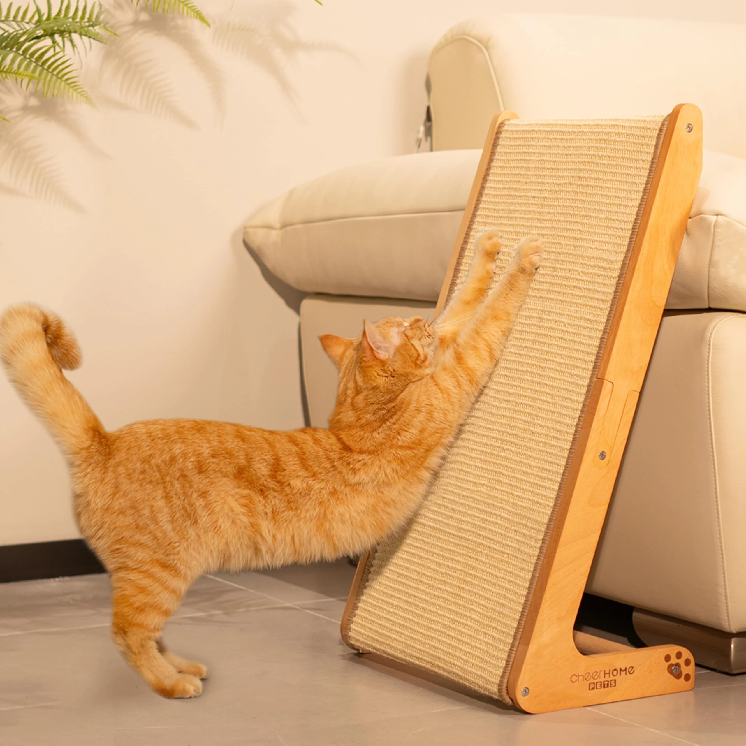 Fashionable CHEERHOME PETS Sisal Cat Scratcher Ramp for Indoor L. Chosen for quality fits naturally into modern pet homes. Environmentally Friendly