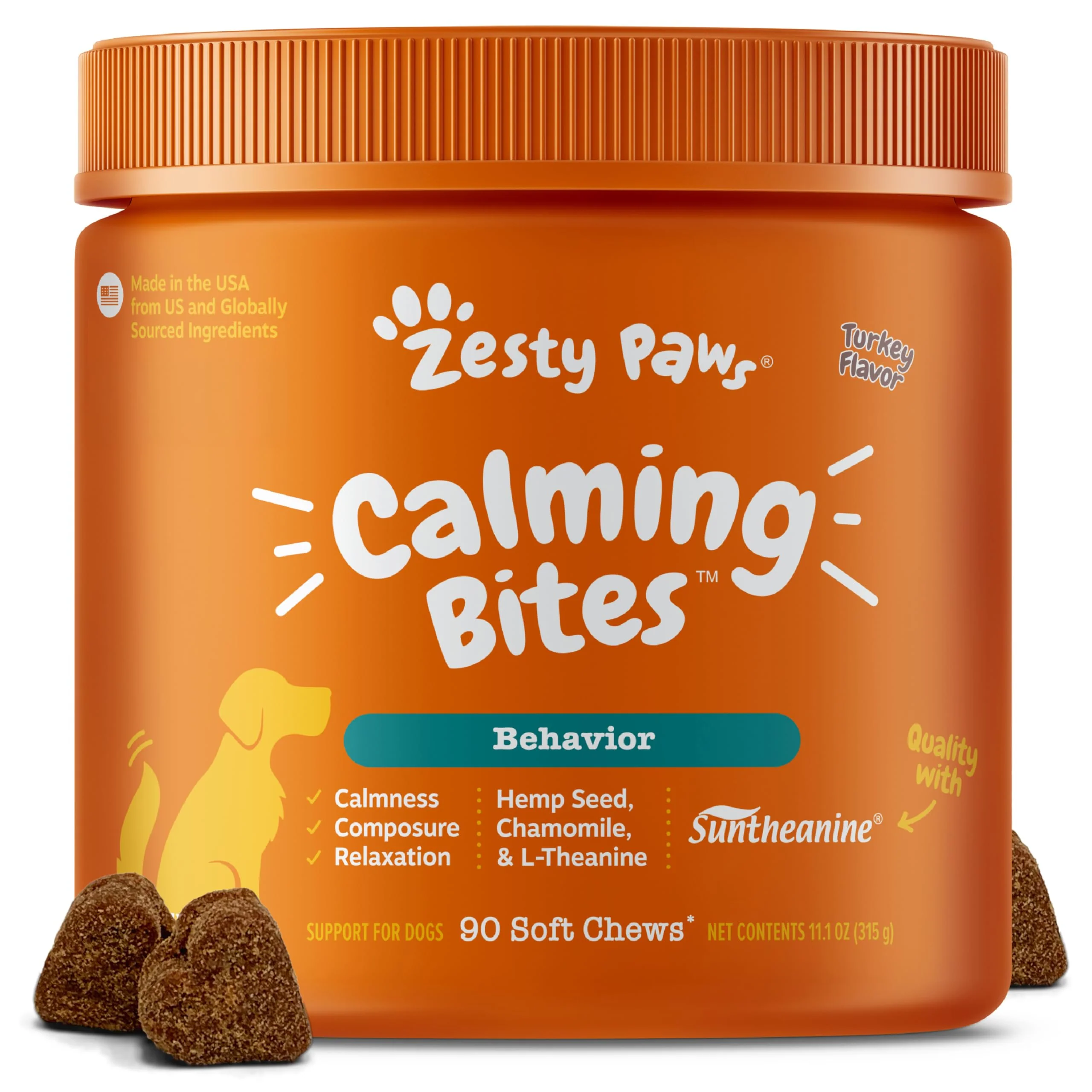 Specialty Zesty Paws Calming Chews for Dogs. Chosen for quality fits naturally into modern pet homes. Flexible