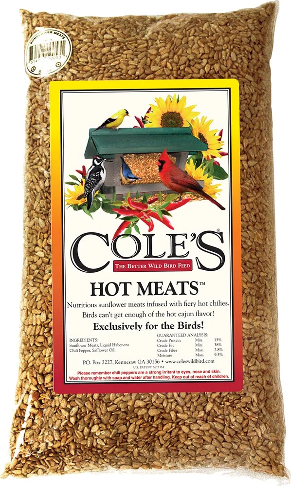 Professional Cole's HM05 Hot Meats Bird Seed 5-Pound – All-Natural Attract Birds Premium Material