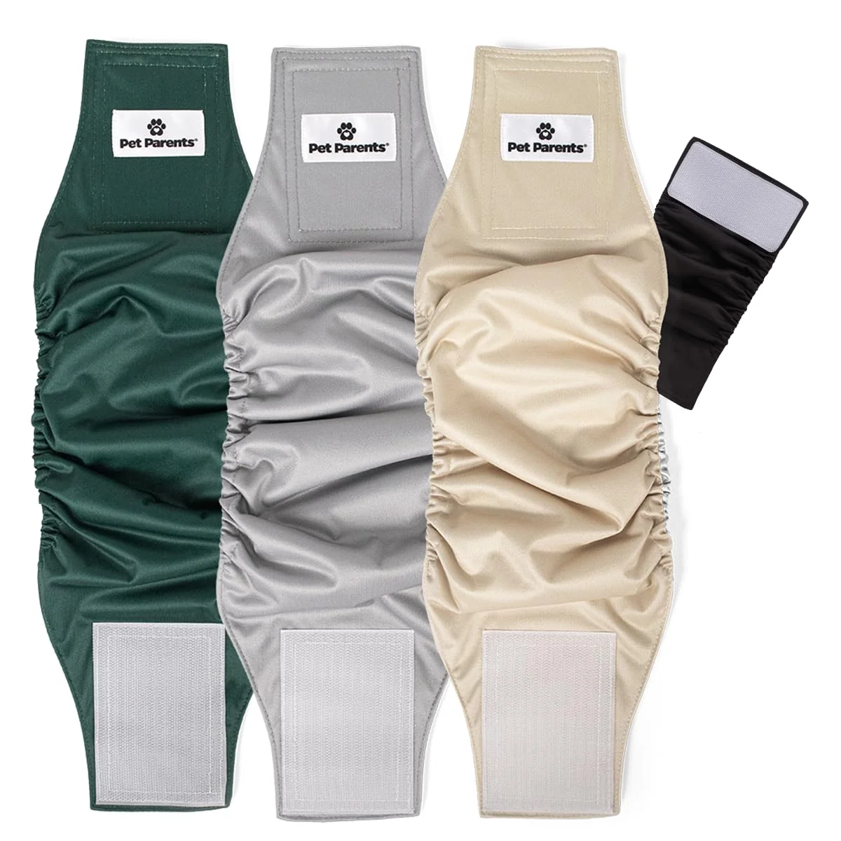 Sustainable Pet Parents® Washable Belly Bands for Male Dogs 3-Pack Extendrs® – Small Spruce Next-Generation
