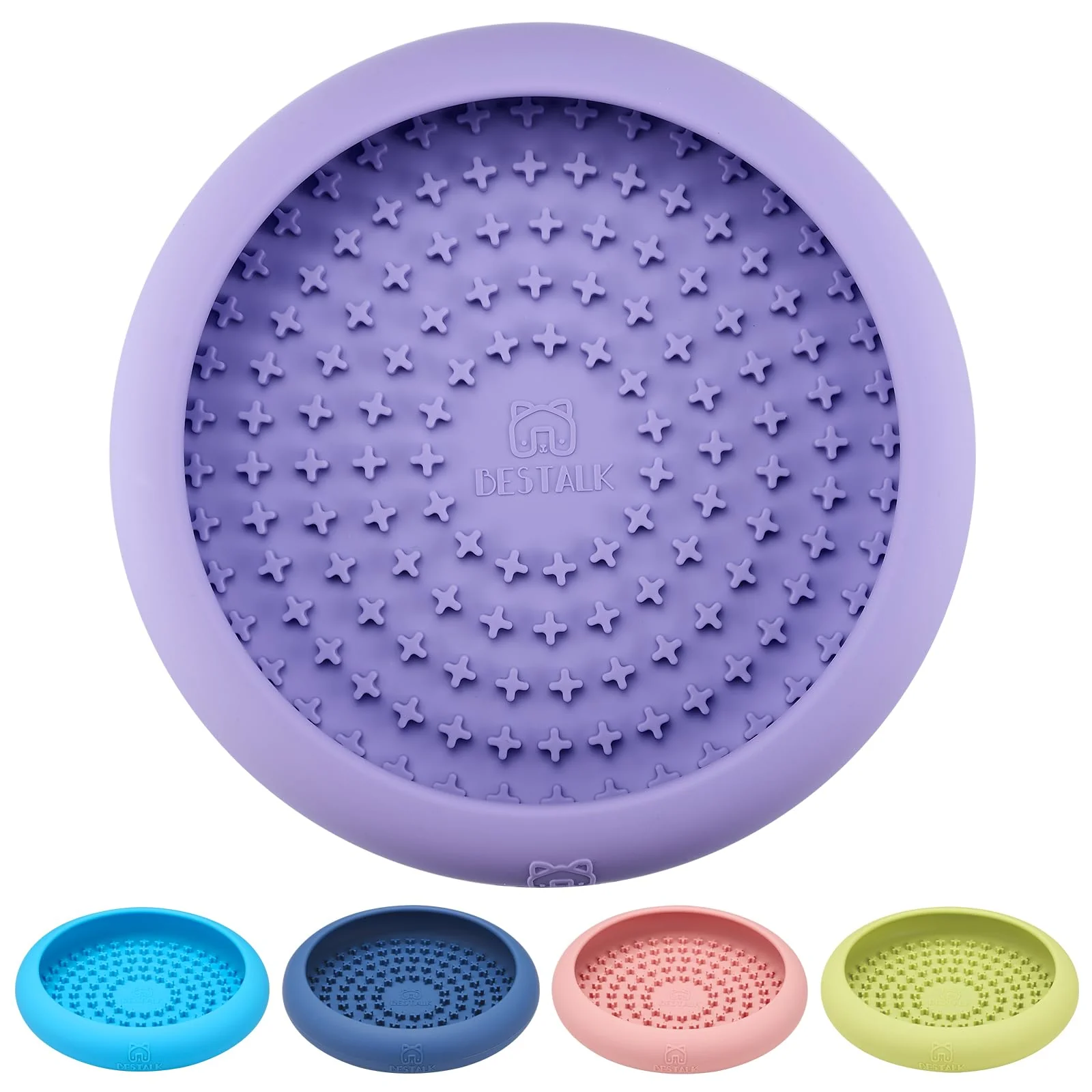 Fine alk Dog Lick Bowl – Anxiety Relief Slow Feeder Non-Slip BPA- Silicone First-Class